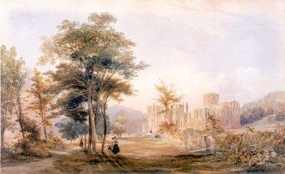 Brinkburn Grange, Northumberland and Ruins of Priory by John Dobson